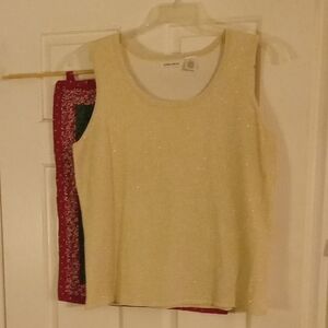 Laura Ashley XL sparkle tank top